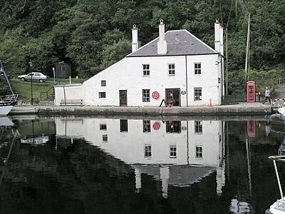 Lock House on the Crinan Canal