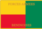 2:3 Flag of the Benin Armed Forces, reverse side