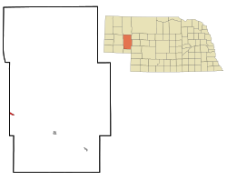 Location in the state of Nebraska