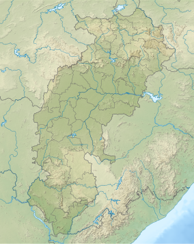 Map showing the location of Achanakmar Wildlife Sanctuary