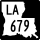 Louisiana Highway 679 marker