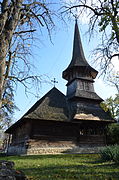 Wooden church in Luieriu