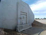 Sealed entrance of Ammo Bunker (S-1007).