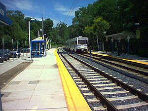 2006年一列北行列车离开华盛顿山站