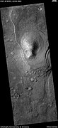 Wide view of mud volcanoes, as seen by HiRISE under HiWish program