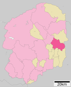 Location of Nasukarasuyama in Tochigi Prefecture
