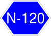 National Highway 120 shield}}