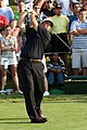 Phil Mickelson on the 18th hole in the 2007 Players Championship.