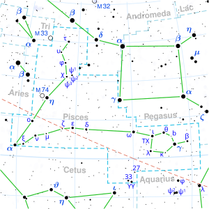 van Maanen's Star is located in the constellation Pisces.