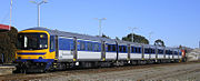 Three SA cars and an SD car with DC 4409 on a test run at Masterton