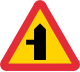 瑞典的支干道交叉标志