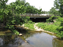 Walter Reed Drive bridge in 2017