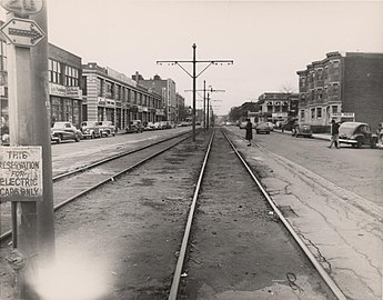 1948年，水城线（后来的A支线）站台