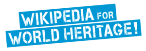 Wikipedia for World Heritage logo en