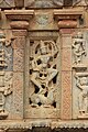 Window art and relief work at the Bhoganandeeshvara temple complex