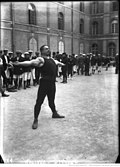 Weighlifter Alexandre Maspoli in 1908