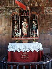 The altar and triptych