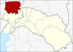 District location in Chachoengsao province