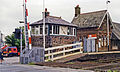 Signal box and crossing