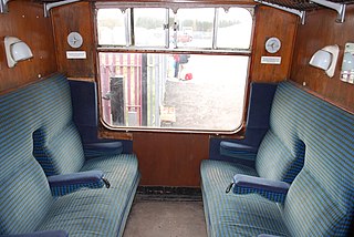 “英国铁路1型客车”包厢二等座车（有扶手版）包厢