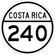 National Secondary Route 240 shield}}