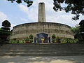 Central monument at the Bình An Cemetery