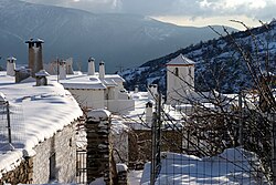 Winter landscape in Capileira.