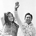 Image 15Ferdinand Marcos (pictured with his daughter Imee) was a Philippine dictator and kleptocrat. His regime was infamous for its corruption. (from Political corruption)