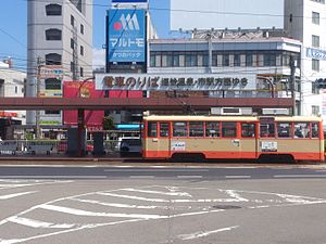 JR松山站前电停（2015年）