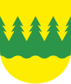 Image 37A coniferous forest pictured in the coat of arms of the Kainuu region in Finland (from Conifer)
