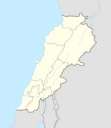 Chyah is located in Lebanon