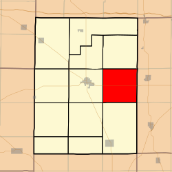 Location in Hamilton County