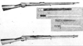 Murata Type 13 rifle (top) with Murata Type 22 carbine (bottom). Acquired from the Japanese Empire in (1880s~).