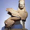 Archaic funerary sphinx, circa 570 BCE, National Archaeological Museum, Athens.