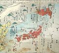 赤水原画《亜细亜小东洋图》(1857, 日本)