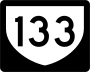 Highway 133 marker