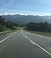 The Temiang-Pantai Highway near Pantai, Negeri Sembilan, towards the intersection with Federal Route FT 86