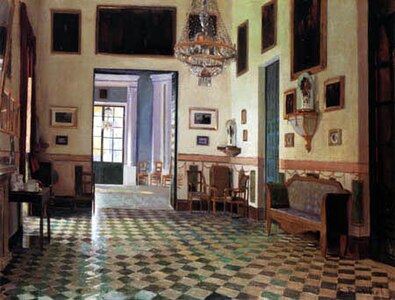 Interior of the Víznar palace