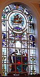 Stained Glass Window in the Council Chamber at Cardiff City Hall