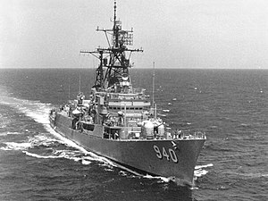USS Manley (DD-940), August 1975