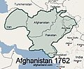 Durrani Empire (1747–1823 AD) in 1761 AD.
