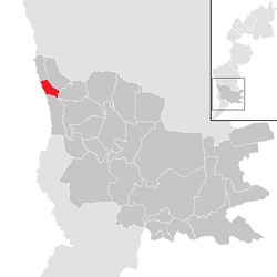 Location within Güssing district