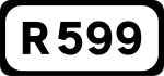 R599 road shield}}