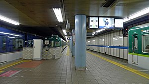 京阪淀屋橋車站構內（2012年3月19日攝）