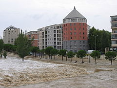 2005年9月6日蒙彼利埃莱兹河因塞文天气现象洪水泛滥