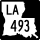 Louisiana Highway 493 marker