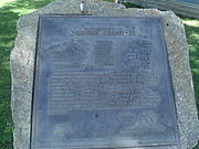 This Marker was placed on the site where the historic Desert Mission of Sunnyslope was founded in 1927. It is located on 5th Street and Eva Road, Sunnyslope, Phoenix, Az.