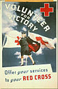 WWII-era American Red Cross volunteer solicition poster