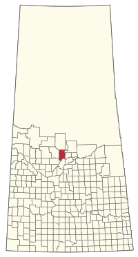 Location of the RM of Shellbrook No. 493 in Saskatchewan