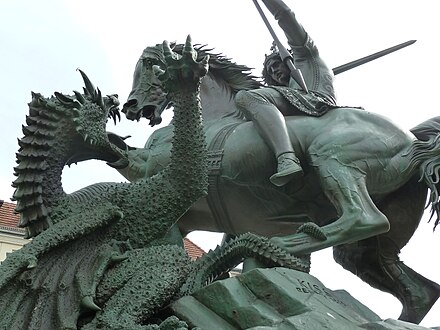 Saint George and the Dragon, Berlin